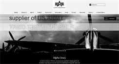 Desktop Screenshot of alphaindustries.hu